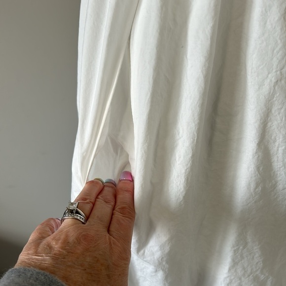 Tuckernuck English Factory Gingham Ruffle Cotton Sundress Blue White Dress Sz S - Picture 9 of 16